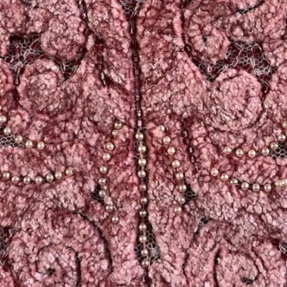 SOLD Free People NWT Crush On You Embellished Mauve Corset Mesh Cami Tank Top Sm - Picture 7 of 13